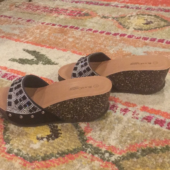 Sparkly Wedge Sneakers